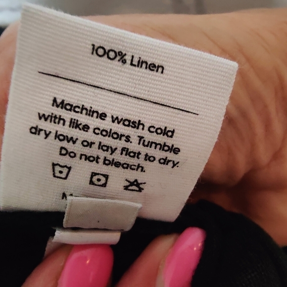 MATE the Label Black Linen Long Sleeve Jumpsuit Small NWT $248 - Picture 10 of 11